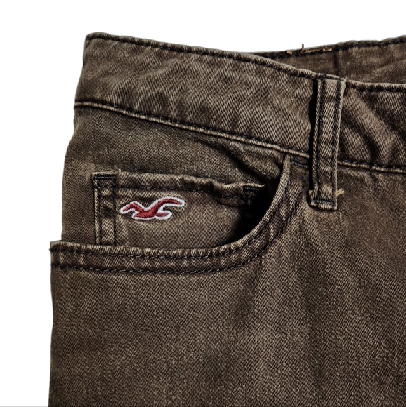 Hollister Straight Leg Low Rise Stretch Brown Jeans  | 11 - Picture 2 of 7